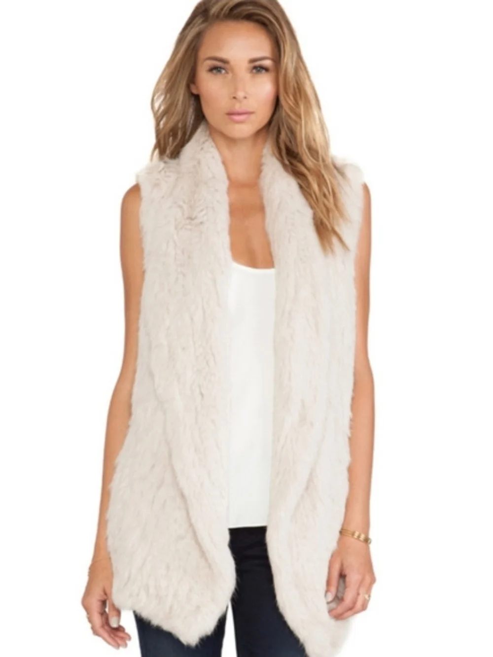 June Rabbit Fur Vest - Picture 2 of 11